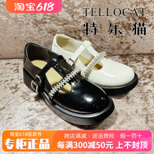 热销春新款 中跟个性 圆头单鞋 TJL31G31027 特乐猫女鞋 潮鞋 专柜正品