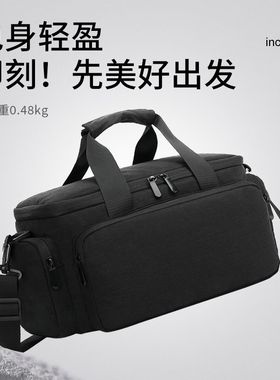 专业加厚大三元单反相机包适用于佳能尼康索尼富士单肩斜挎摄影包