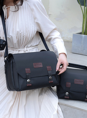 富士xs20佳能r10r7r50m50 200D二代单肩微单相机包防水单反摄影包