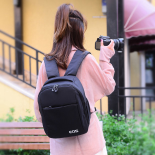 适用于佳能750D80D5D3 6D2单反相机包大号双肩摄影包男女背包 5D4