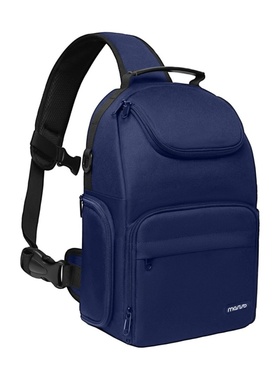 单肩斜挎单反相机包佳能尼康索尼富士数码微单相机R50摄影包胸包