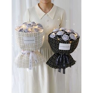 情人节diy生日礼物男友内裤花束创意实用惊喜小香风包装纸材料包