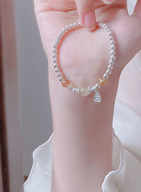 转运珠八方来财高级感纯银手串