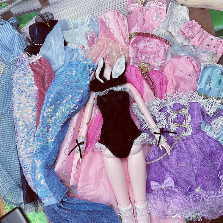 兔女郎60厘米娃娃公主婚纱礼服大裙换装女孩过家家儿童玩偶套装衣,玩具/童车/益智/积木/模型,娃娃/配件/着替,淘宝优惠券,粉丝福利购,淘宝优惠卷