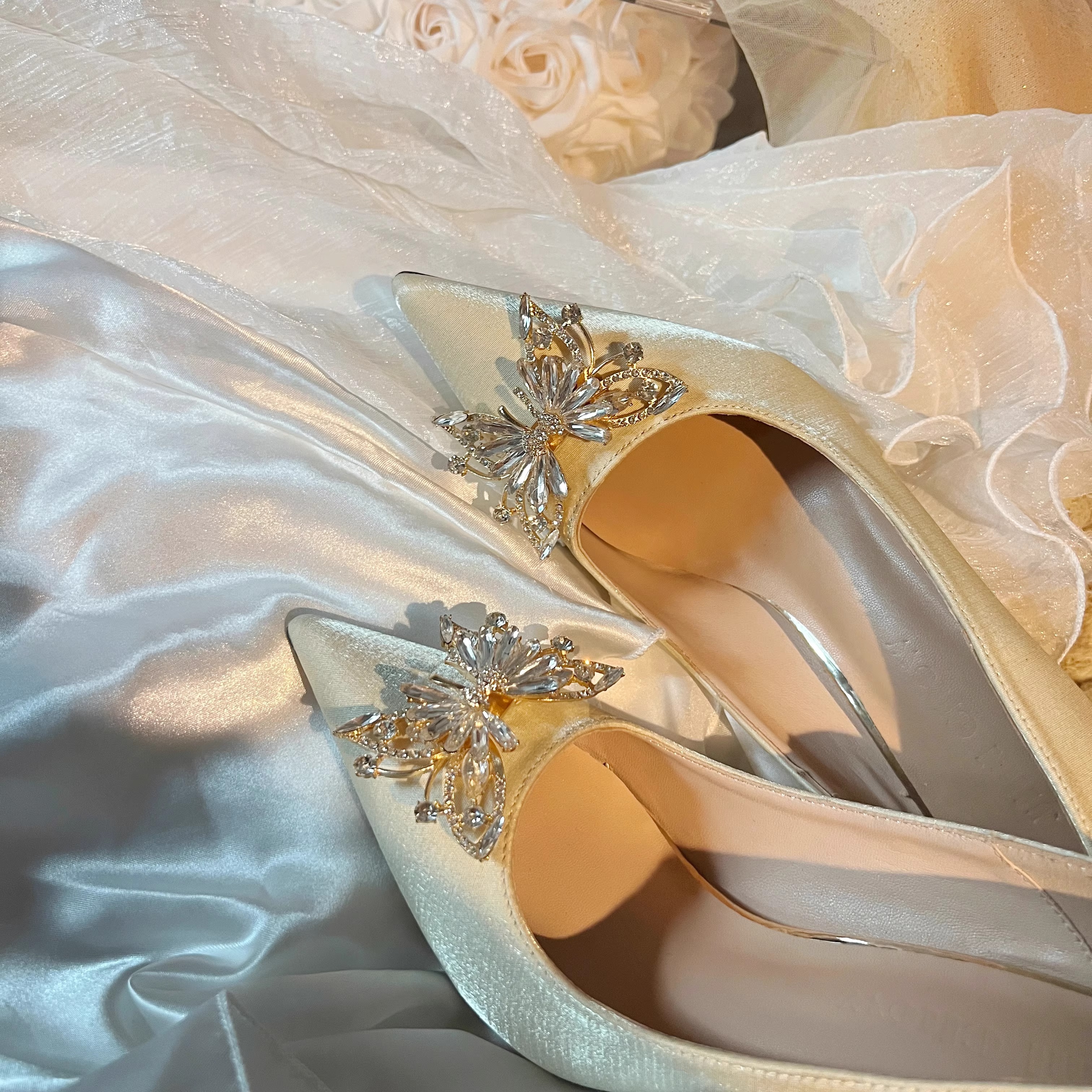 婚纱两穿百搭单鞋2024新款气质