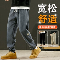 Вельветовые весенние штаны, осенние мужские спортивные повседневные брюки, коллекция 2023, оверсайз