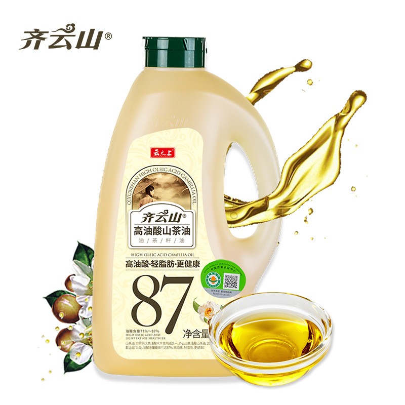 齐云山有机山茶油2L压榨