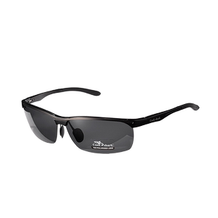 库克鲨鱼新款偏光太阳镜男士运动墨镜潮变色日夜两用开车钓鱼眼镜