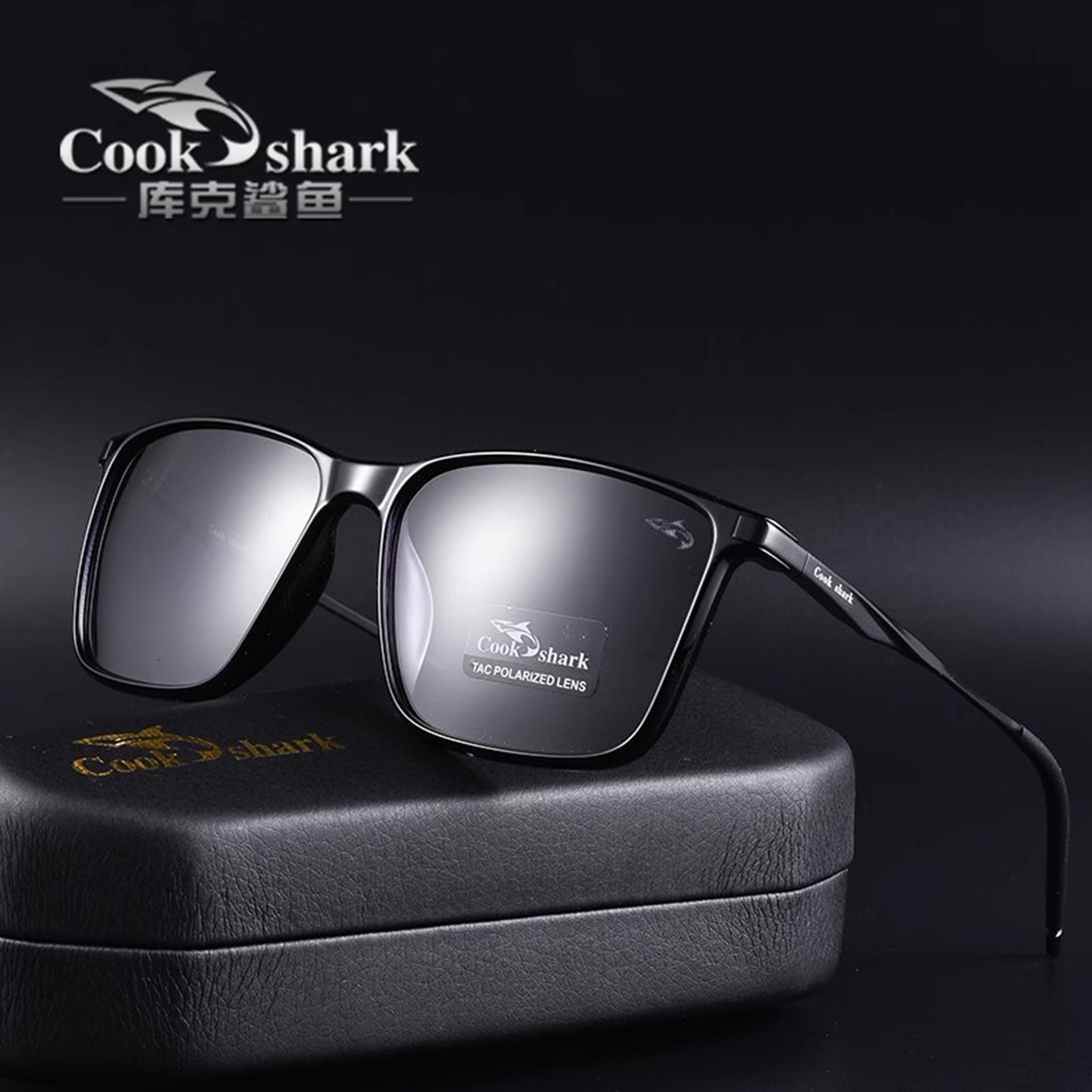 库克鲨鱼太阳镜cookshark偏光男