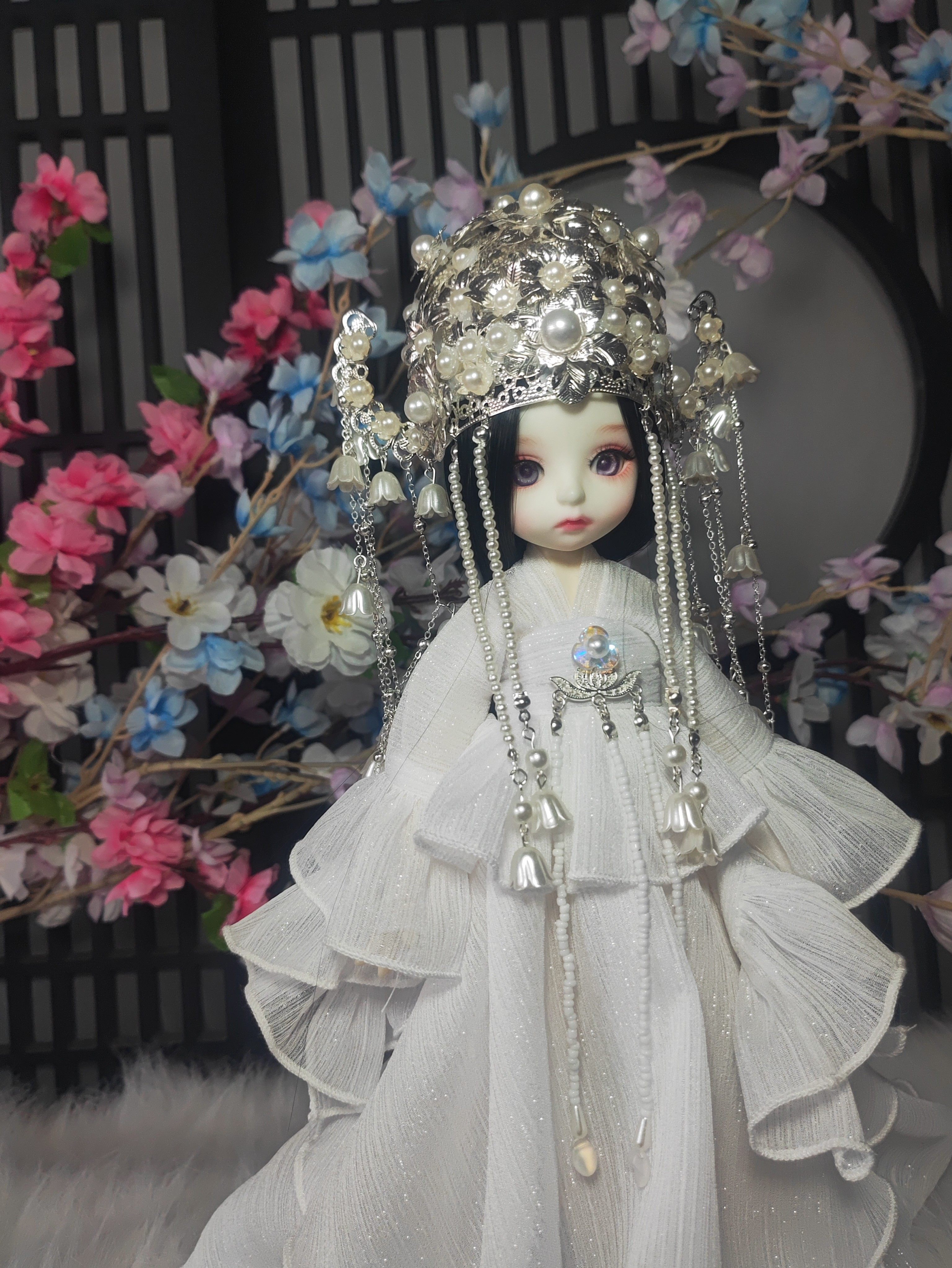 新款六分四分bjd古风娃衣ob 巴比可儿玩具娃娃通穿甜美甜美