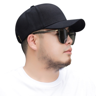 棒球帽男款秋季大头围帽子遮阳帽的棒球帽头大秋天方脸大码鸭舌帽