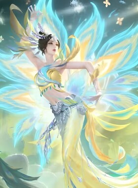 漫秀王-者甄姬化雀舞cos服全套