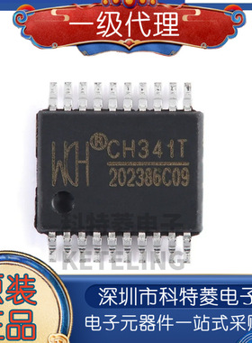 全新原装正品 CH341T SSOP-20 USB总线转接芯片  可直拍
