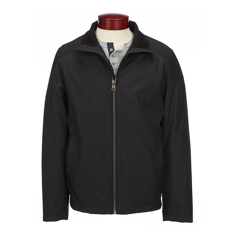 清仓Calvin Klein凯文克莱夹克男士保暖翻领ck秋冬加厚款休闲棉衣