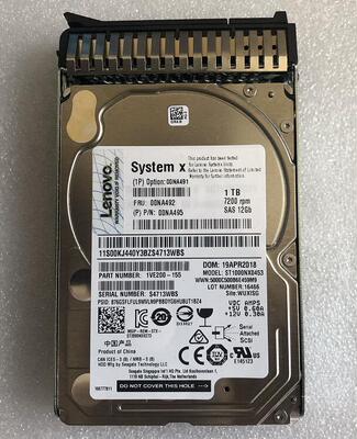 IBM联想 00NA491 00NA492 1T 2.5寸 12G SAS X3650 M5 X6硬盘