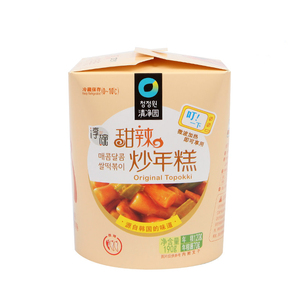 清净园甜辣炒年糕190g  杯装年糕 微波炉转一下就可以吃的年糕