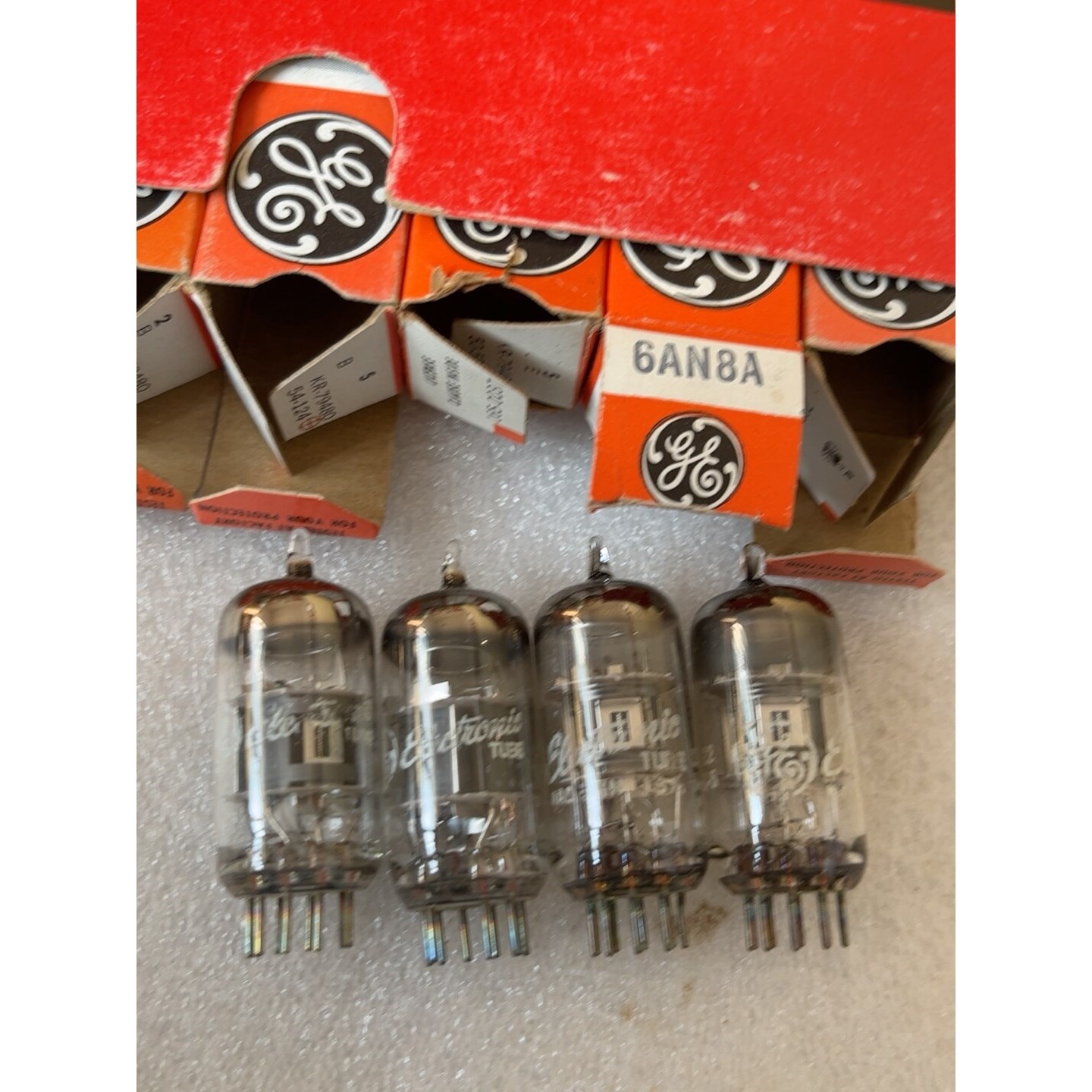 全新美国GE6AN8A电子管  升级ECF80 6F1发烧音