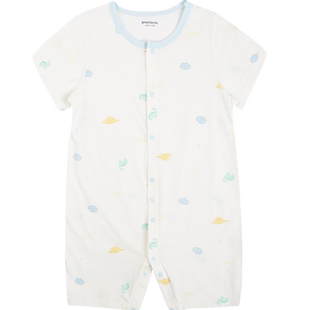 【5A抗菌+全棉】歌瑞家婴儿夏季新款连体衣哈衣纯棉连身衣乐友