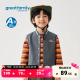 百搭外穿马夹上衣 坎肩男童背心时尚 歌瑞家儿童马甲2025秋新款 无袖