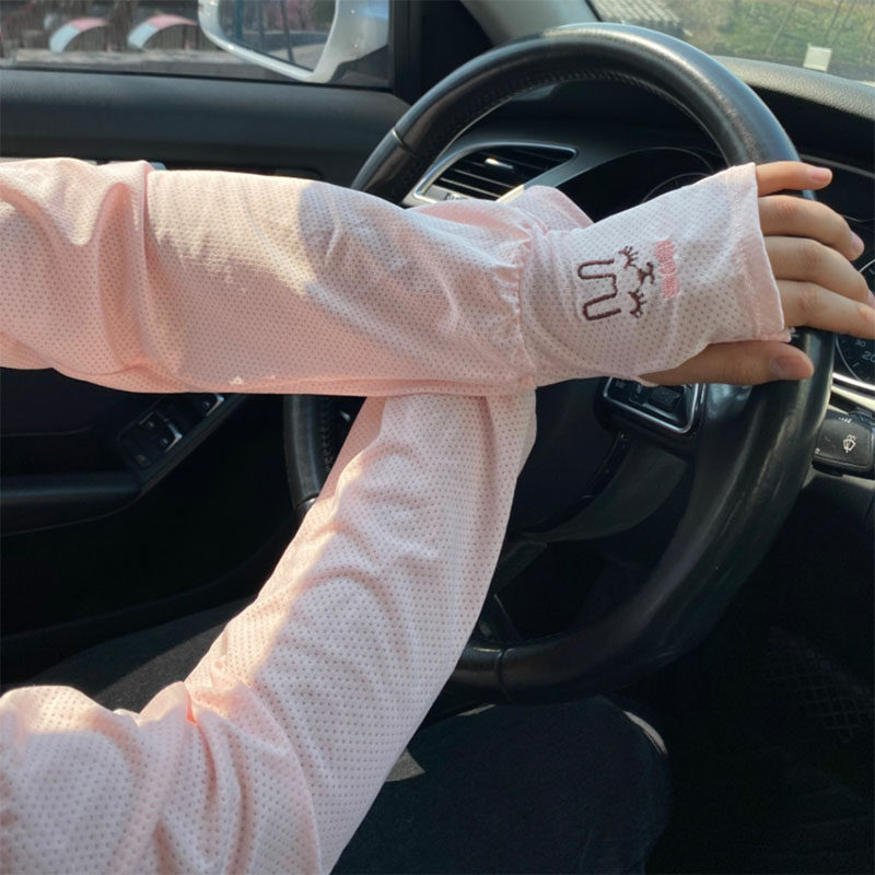SUMMER LOOSE SUNSCREEN ICE SILK SLEEVE SLEEVE FOR WOMEN DRIVING CYCLING SUMMER BREATHABLE SUNSHADE THIN ARM ARM GLOVES