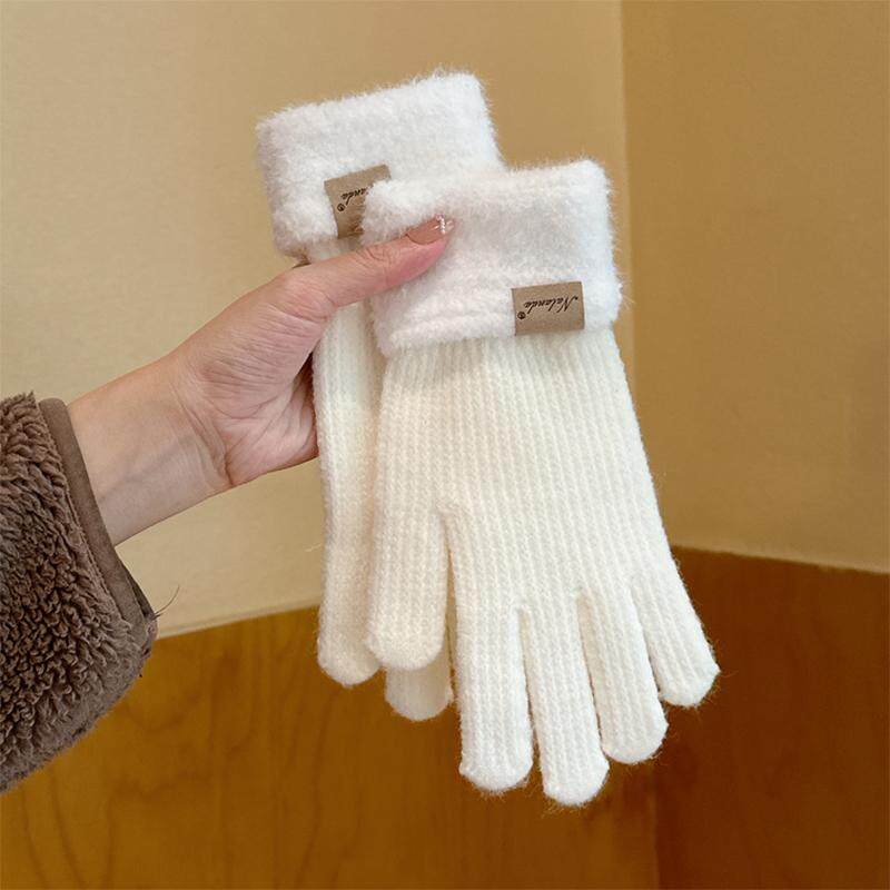 毛口加厚保暖针织手套