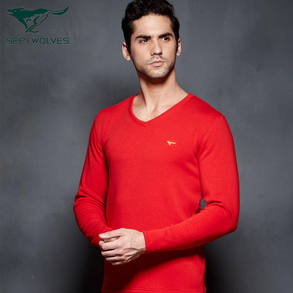 Sous-vêtement chaud jeunesse SEPTWOLVES simple en coton - Ref 768258 Image 3