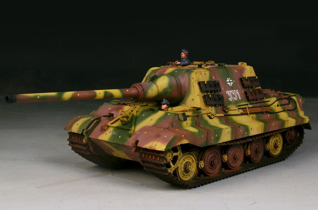 成品坦克模型田宫 1/35 德国“猎虎”重型驱逐坦克 35295 包邮