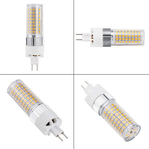 LED G8.5 12W LED玉米灯120颗2835高亮灯珠 替换卤素灯120W透明罩