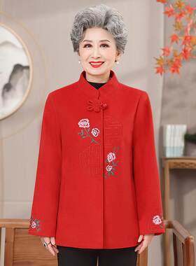 老太太春装外套女中老年人奶奶秋