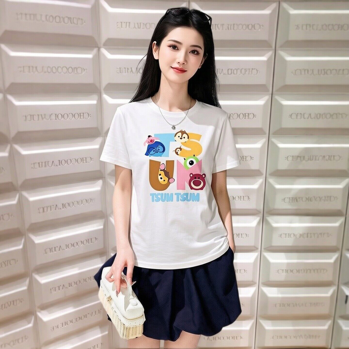 短袖休闲常规潮牌纯棉女装