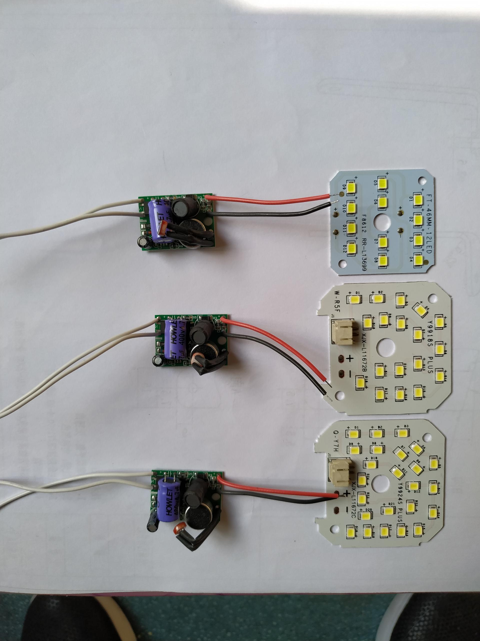 杰普照明LED声光控灯泡套件LED灯板2835光源板走廊楼道感应应急灯 家装灯饰光源 其它灯具灯饰 原图主图