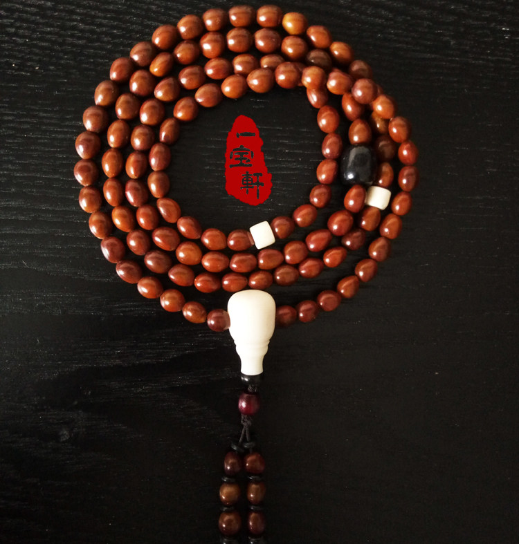 金莲子铜莲子铁莲子富贵籽菩提子手链项链108颗佛珠念珠