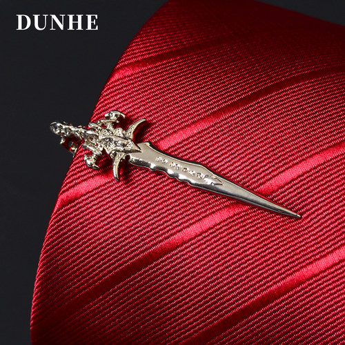 DUNHE高档宝剑造型男士领带夹