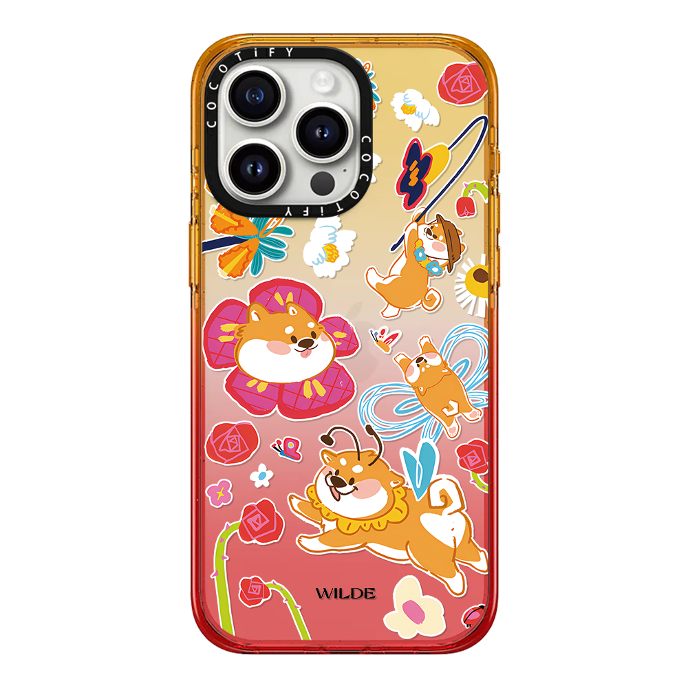 C家王尔德系列爱以花之名花园野趣适用苹果15promax/17pro 壳ipho