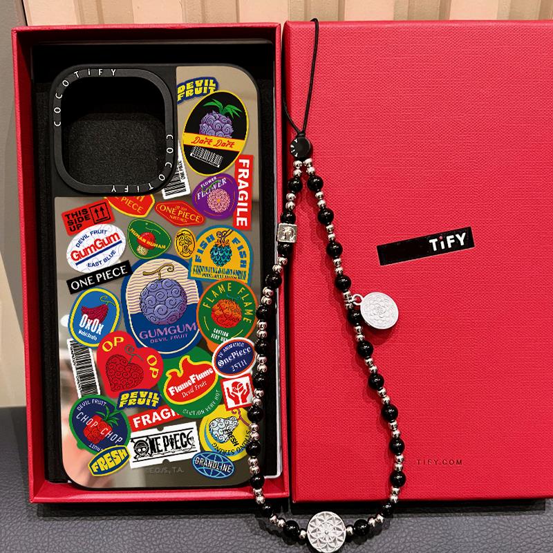 C家新款25周年海贼王恶魔果实航海王适用iphone16pro17pro 壳15pr