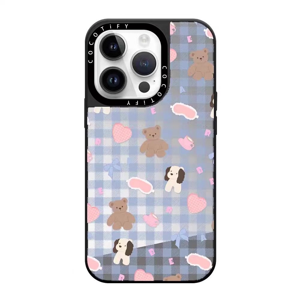 C家新白鹿同款线条小狗布丁15Pro适用iPhone13ProMax苹果17proMAX