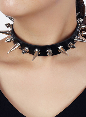 欧美项链特色皮革颈链