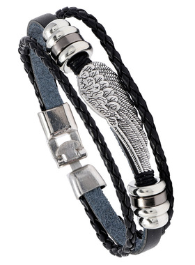 跨境电商朋克风牛皮欧美