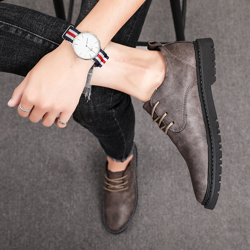 Martin shoes men 2022 Spring new pattern ventilation Versatile leisure time leather shoes Low Trendy shoes man leather shoes England shoesin the Men's Shoes, Low shoe, Casual shoes category - from Buy2taobao.com to provide professional Taobao agent buy service