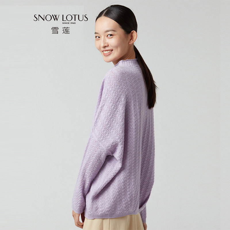 SNOW LOTUS SINCE 1965/雪莲秋冬新款山羊绒时装领女套头衫羊绒衫怎么看?