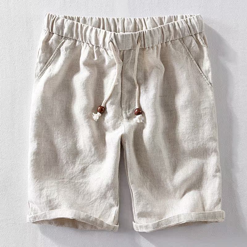 2018 new pattern Flax man shorts Easy leisure time Linen trousers Of large number goods in stock 7501in the Men's clothing, Casual pants  category - from Buy2taobao.com to provide professional Taobao agent buy service