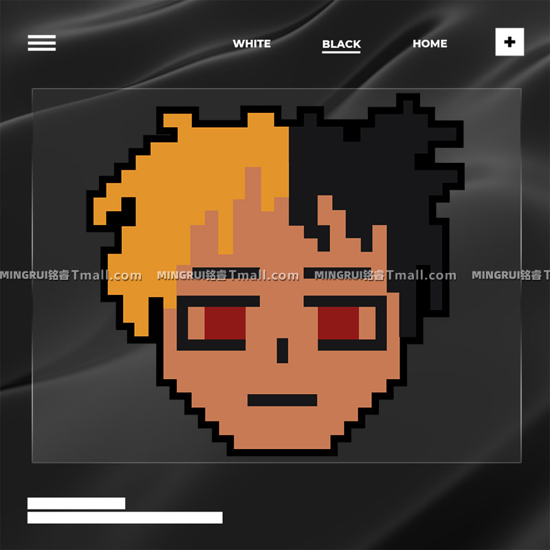 像素卡通人物潮牌汽车贴纸个性创意动漫车身车窗划痕遮挡装饰贴纸