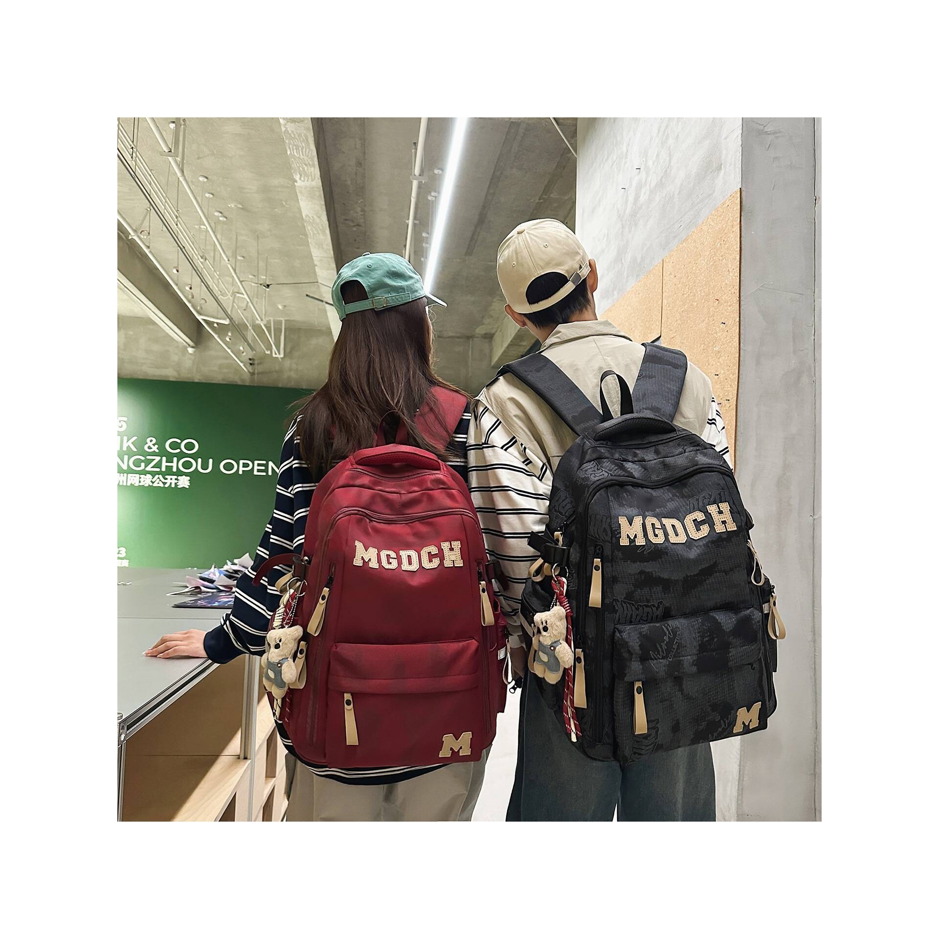 官方正品书包情侣大学生韩版高中学生背包女初中生大容量旅行出游