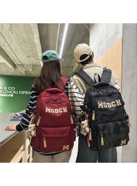 官方书包情侣大学生韩版高中学生背包女初中生大容量旅行出游