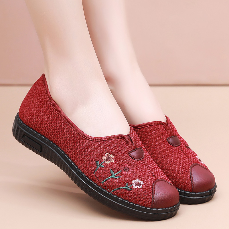 复古休闲中老年奶奶鞋