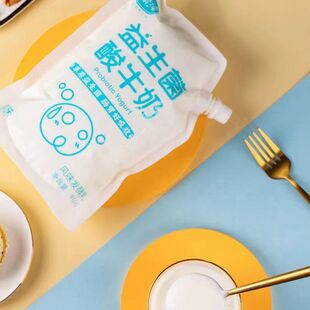 蒙纯益生菌酸牛奶原味青稞黑米谷物低温发酵乳袋装嚼酸奶