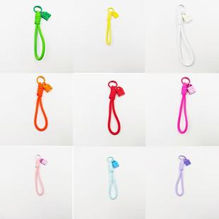 积木新款2025钥匙扣挂绳编织DIY短款汽车挂绳配件背包手工年