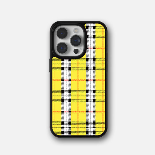 WF同款iPhone16黄色条纹手机壳潮