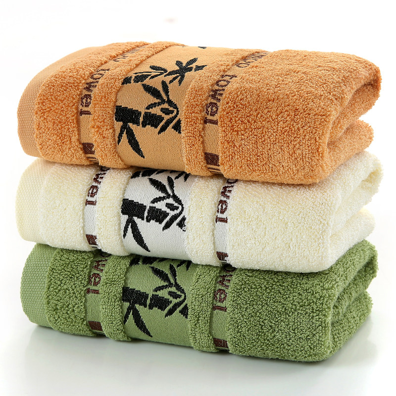 1条装竹纤维毛巾柔软吸水家用情侣男女美容洗脸洗澡巾比纯棉好用