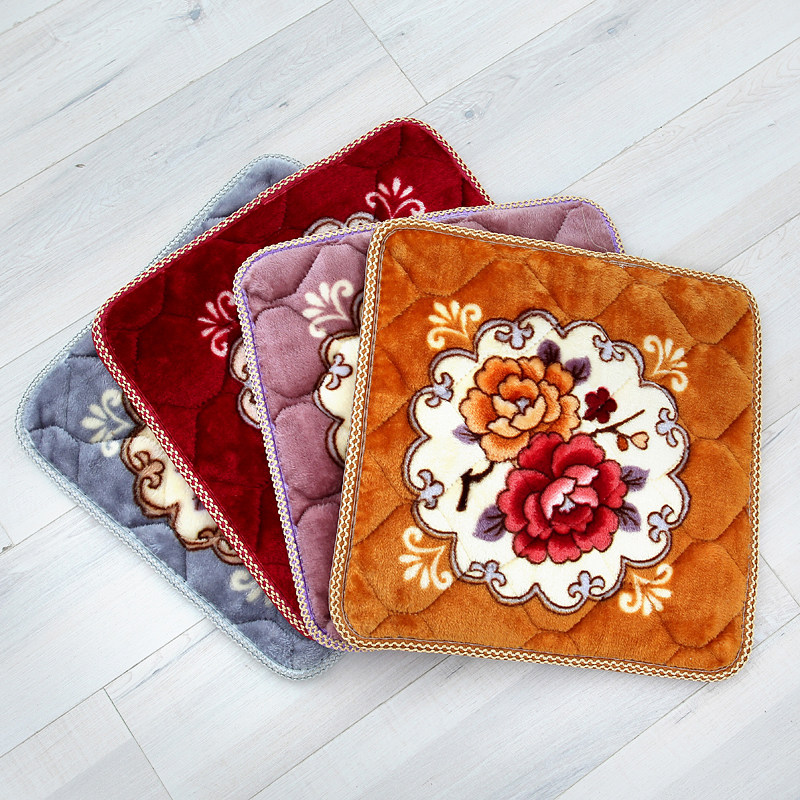 2/36个装加厚防滑毛绒坐垫椅子餐厅饭店椅垫学生凳子教室垫屁股垫,居家布艺,椅垫,淘宝优惠券,粉丝福利购,淘宝优惠卷